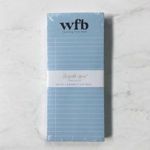 🌺4 Items 25$🌺 Sheffield Home Notepad Set - Magnets on Back - IDK - WFB NWT